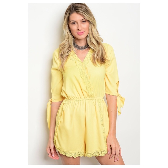 Yellow Romper - Picture 3 of 4